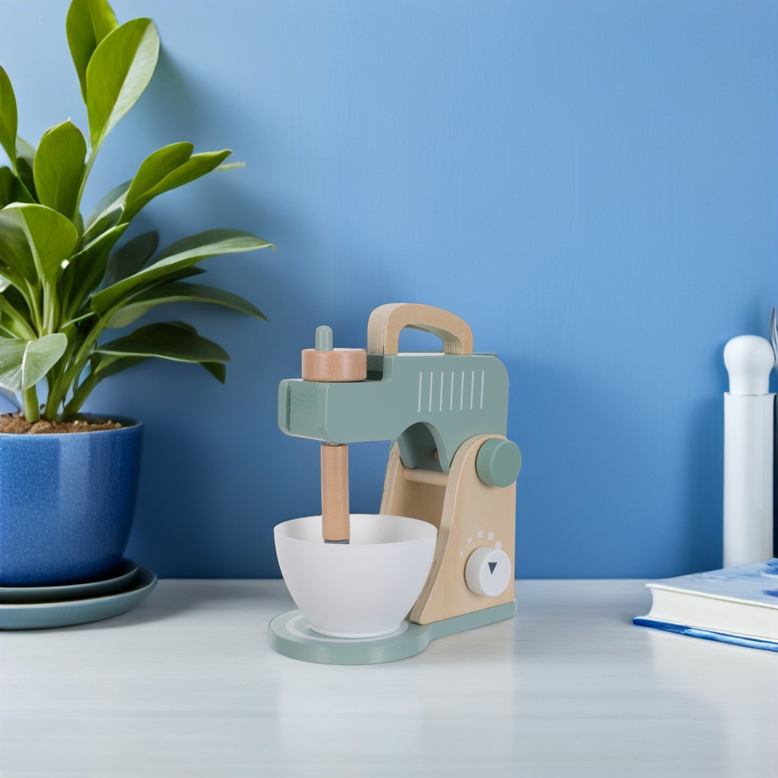 1Set Wooden Kids Kitchen Mixer - Kitchen Kids Baking Set review and price