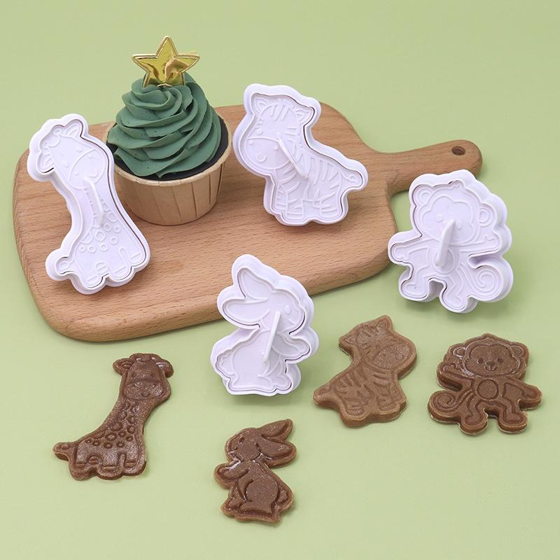 4Pcs Animal Cookie Cutter Set  - Kitchen Kids Baking Set review and price