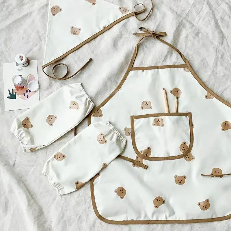Cute Cartoon Children Apron Sl - Kitchen Kids Baking Set review and price