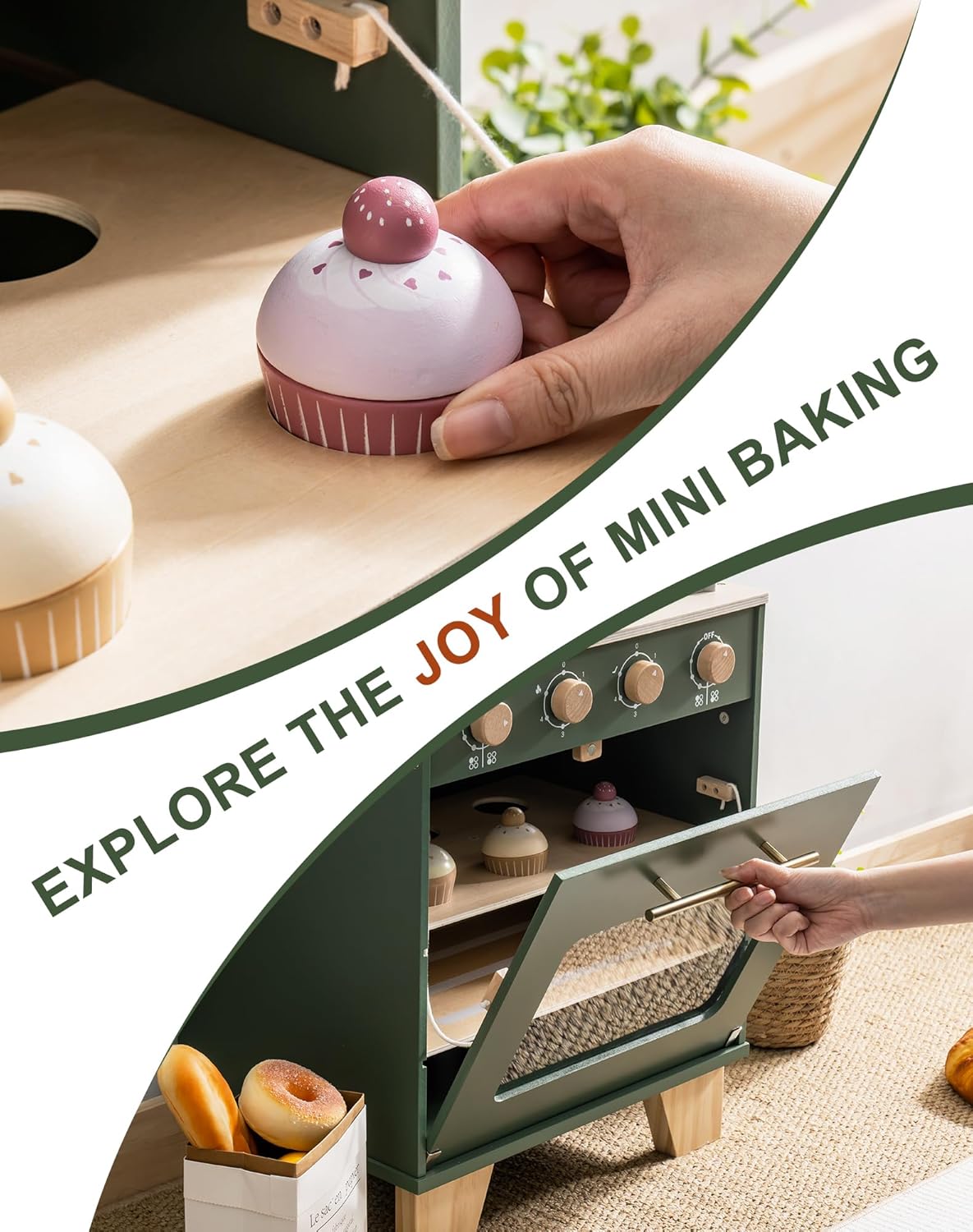 Robotime Robud Vintage Wooden  - Baking Kitchen Robotime review and price