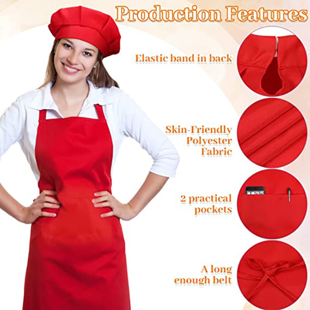 Children Chef Apron Front Pock - Kitchen Kids Baking Set review and price