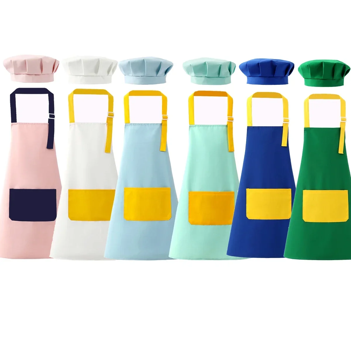 Kids Apron and Chef Hat Set Ad - Kitchen Kids Baking Set review and price