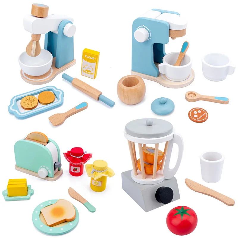 Wooden Pretend Kitchen Playset - Kitchen Kids Baking Set review and price