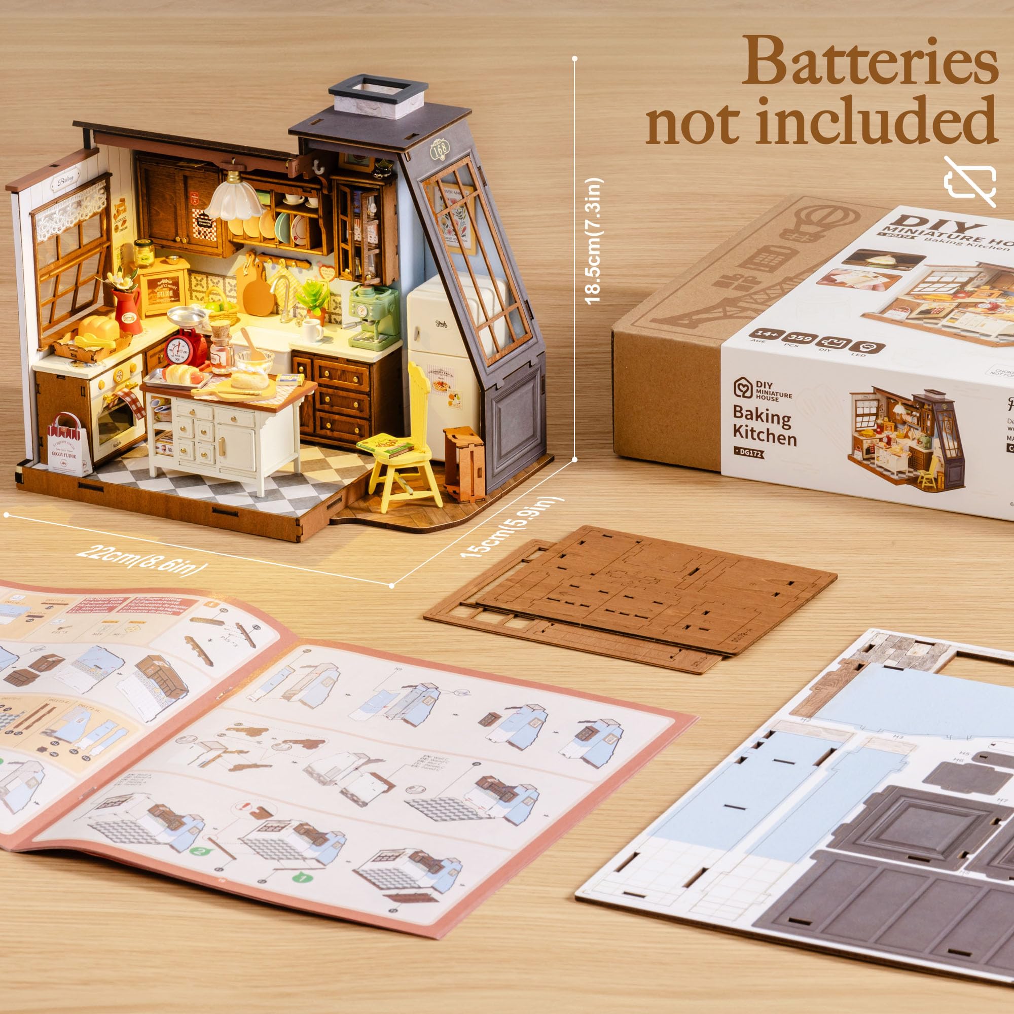 Rolife DIY Miniature House Kit - Baking Kitchen Robotime review and price