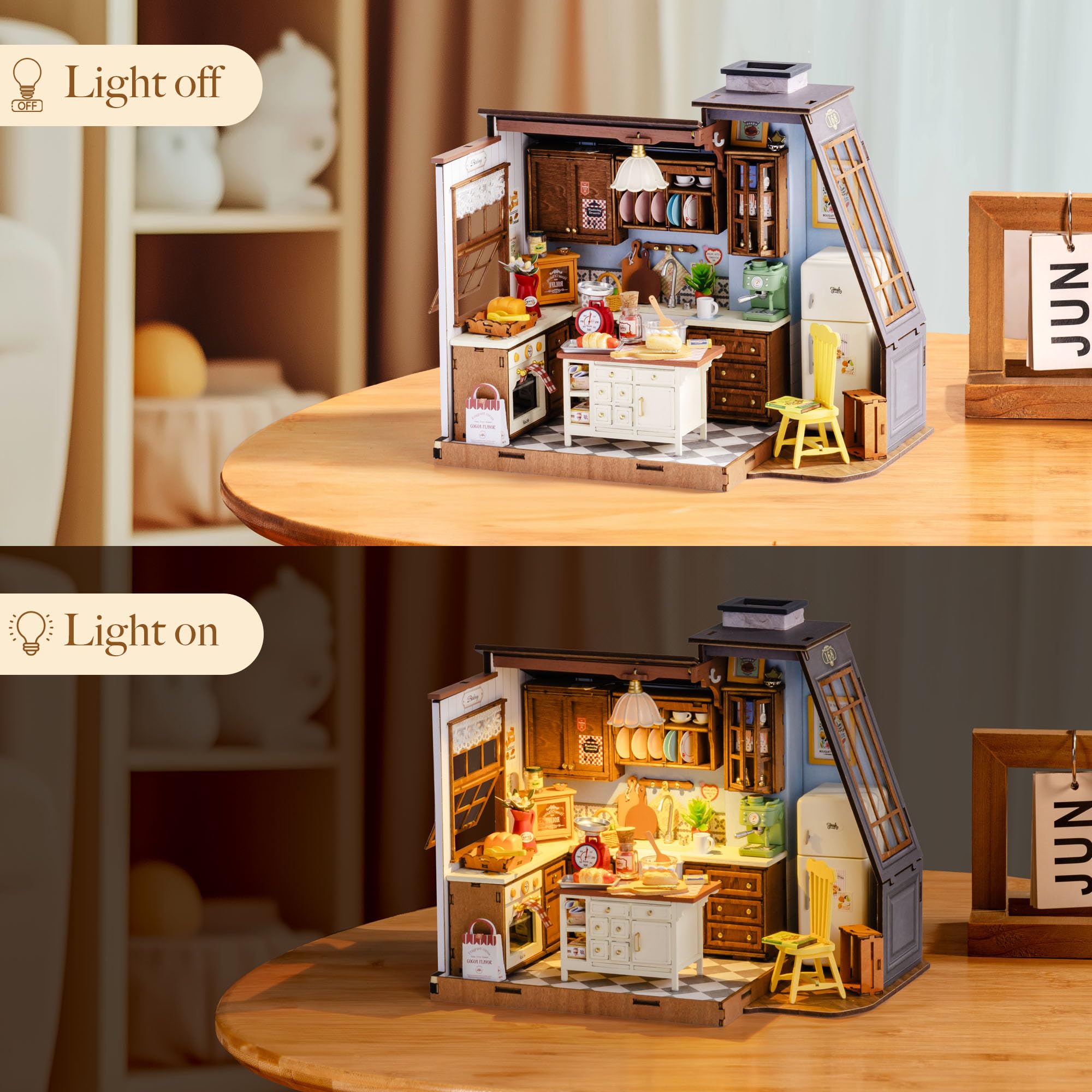Rolife DIY Miniature House Kit - Baking Kitchen Robotime review and price