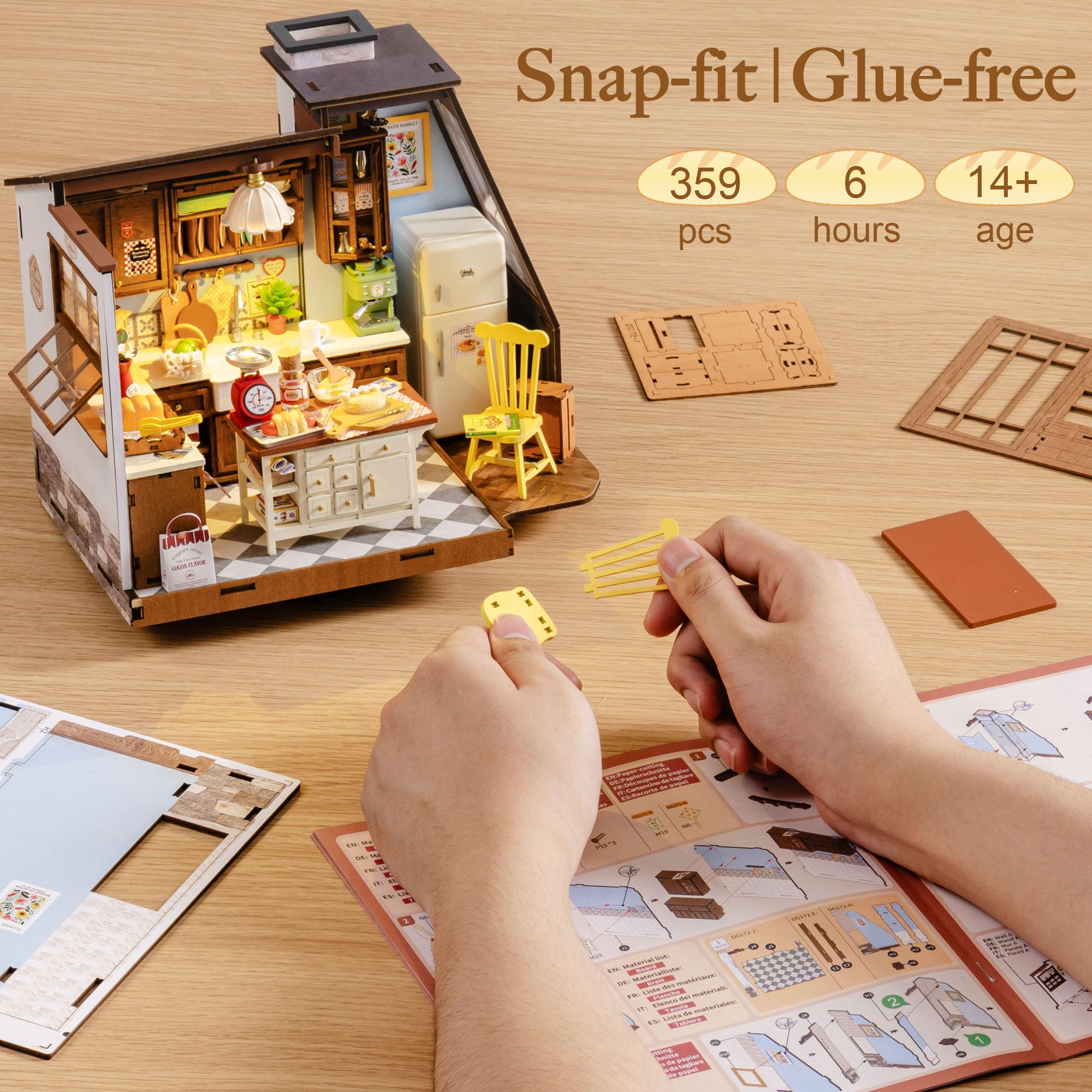 Rolife DIY Miniature House Kit - Baking Kitchen Robotime review and price
